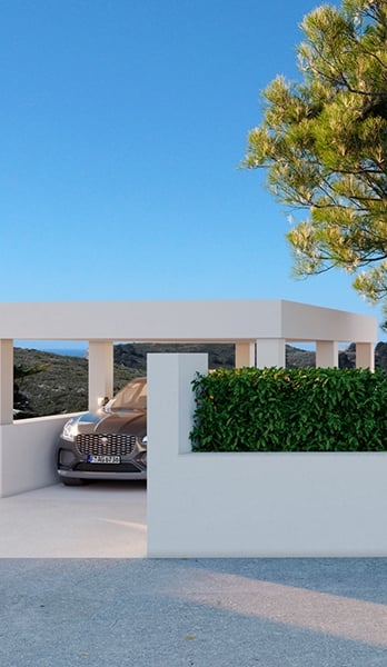 Villa with covered parking in Cumbre del Sol